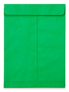 Tyvek&reg; Envelopes - 9 x 12", Green S-11494G