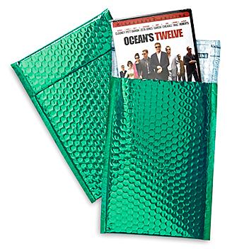 Glamour Bubble Mailers - 7 1/2 x 11", Green S-11504G