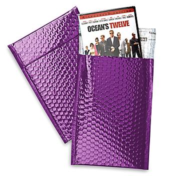 Glamour Bubble Mailers - 7 1/2 x 11", Purple S-11504PUR
