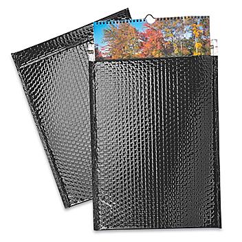 Glamour Bubble Mailers - 13 x 17 1/2", Black S-11505BL