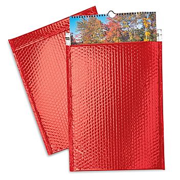 Glamour Bubble Mailers - 13 x 17 1/2", Red S-11505R