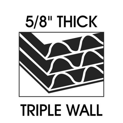 Triple Wall, 5/8 in. Thick
