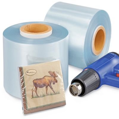 Uline PVC Shrink Film Roll - 75 gauge, 6" x 2,000' S-11529