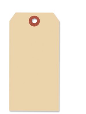  Manila Shipping Tags - #6, 5 1/4 x 2 5/8"