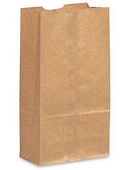 Paper Grocery Bags - 3 1/2 x 2 3/8 x 6 7/8", #1, Kraft S-11538