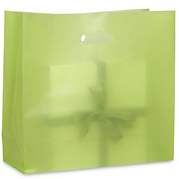 Frosty Die Cut Bags - 16 x 6 x 15", Queen, Lime S-11551LIME
