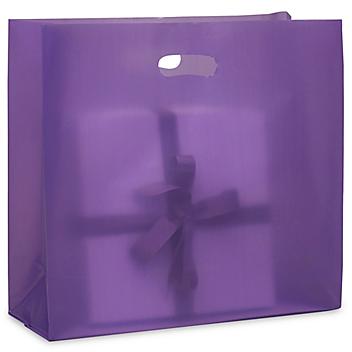 Frosty Die Cut Bags - 16 x 6 x 15", Queen, Purple S-11551PUR