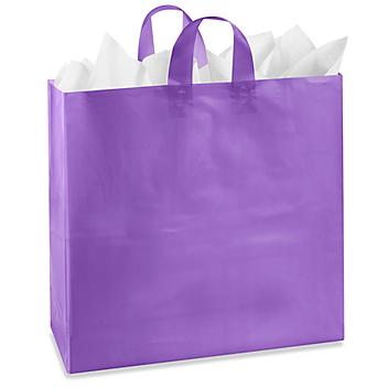 Colored Frosty Shoppers - 18 x 7 x 19", Jumbo, Purple S-11557PUR