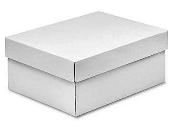 Shoe Boxes - 9 x 7 x 4", White Gloss S-11570W
