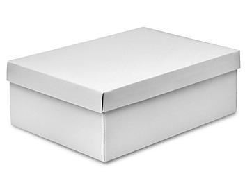 Shoe Boxes - 14 x 10 x 5", White Gloss S-11571W