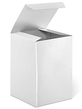 Gift Boxes - 4 x 4 x 6", White Gloss S-11608