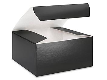 Gift Boxes - 4 x 4 x 2", Black Gloss S-11618