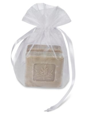  Organza Fabric Bags - 5 x 7"