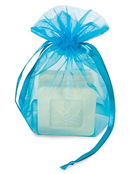 Organza Fabric Bags - 5 x 7", Turquoise S-11626TRQ