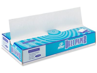 Durable Packaging 12 x 10 3/4 Interfolded Deli Wrap Wax Paper