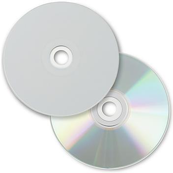 Uline CD-R Disks - White Inkjet Hub Printable S-11639