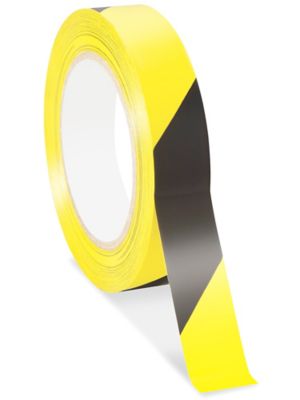 Uline Industrial Vinyl Safety Tape - 1 x 36 yds, Yellow/Black S