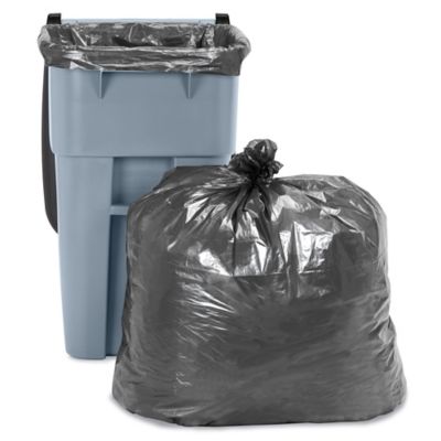 Uline Industrial Trash Liners - 8-10 Gallon, 1.5 Mil, Clear S-7000 - Uline