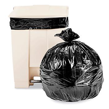 Uline Industrial Trash Liners - 20-30 Gallon, 1.2 Mil, Black S-11676