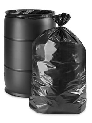 Uline Contractor's Bags - 40-45 Gallon, 3 Mil, Black S-11679BL