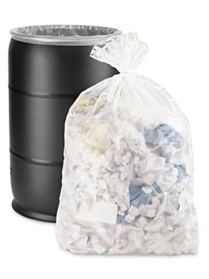 Uline Contractor's Bags - 40-45 Gallon, 3 Mil, Clear S-11679C