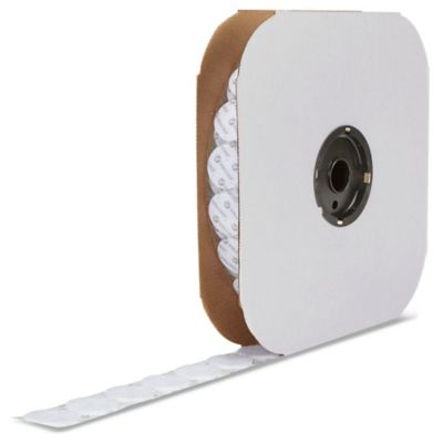 Velcro&reg; Brand Tape Dots - Loop, White, 1 3/8" S-11705