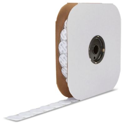 Velcro® Brand Tape Dots - Loop, White, 1 3/8 S-11705 - Uline