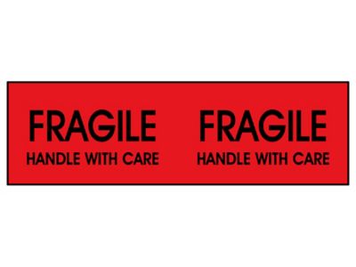 FRAGILE HANDLE WITH CARE” Stickers, Easy Peel,Self Adhesive – ProTEKgr