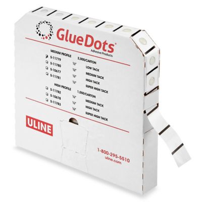 Glue Dots - 1/2", Medium Profile, Low Tack S-11779
