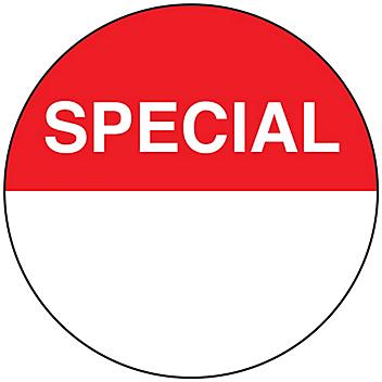 Retail Labels - "Special", 2" Circle S-11812