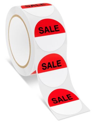 Size Stickers, Size Labels, Sale Stickers, Retail Tags in Stock - ULINE -  Uline