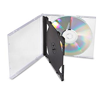 Multi CD Jewel Cases - 3 CDs with Black Tray S-11830