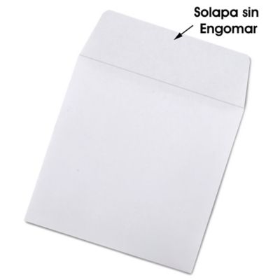 Sobres de Papel para CDs - 5 x 5", Blanco, No Window S-11832