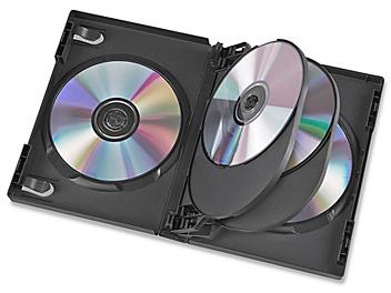 Multi DVD Cases - 6 DVDs, Black S-11854