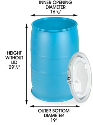 30 Gallon Barrel Dimensions 30 Gallon Food Grade Drum