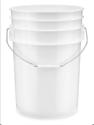  Seau en plastique – 6 gallons
