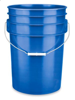 Plastic Pail - 6 Gallon, Blue