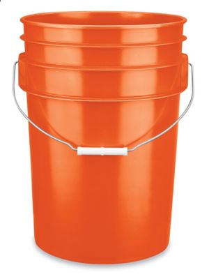 Plastic Pail - 6 Gallon, Orange