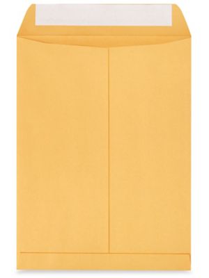 Self-Seal Envelopes Bulk Pack - Kraft, 9 x 12" S-11887
