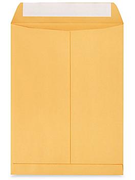 Self-Seal Envelopes Bulk Pack - Kraft, 9 x 12" S-11887