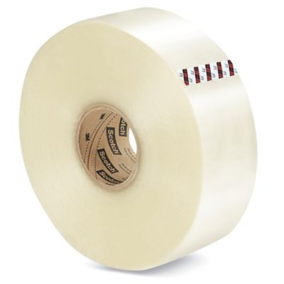 3M 371 Hot Melt Machine Length Tape - 3" x 1,000 yds, Clear S-11909