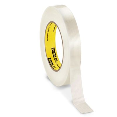 3M 256 Cinta adhesiva blanca de dorso plano, 1 x 60 yardas, 6,7 mil de  grosor