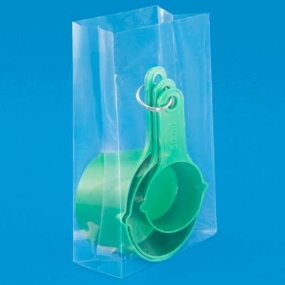 4 x 2 x 8" 2 Mil Gusseted Poly Bags S-120