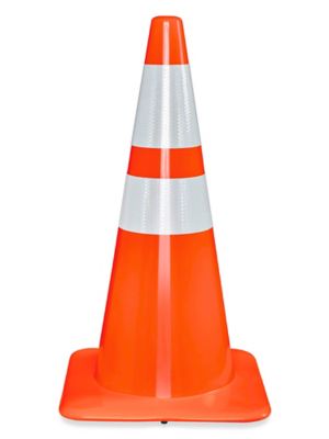  Reflective Traffic Cones - 28"