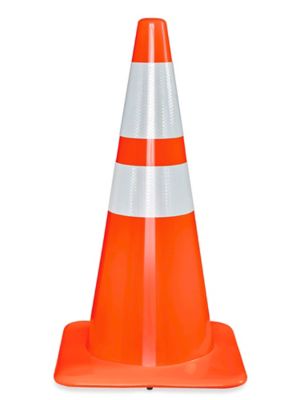 Reflective Traffic Cones - 28", Orange S-12188-O