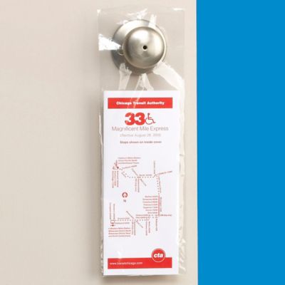  4 x 12" 1.5 Mil Doorknob Bags