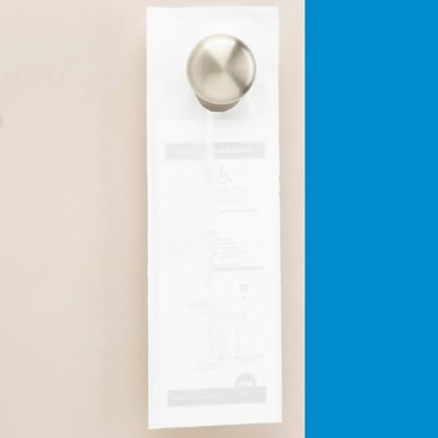 4 x 12" 1.5 Mil Doorknob Bags - White S-12191W