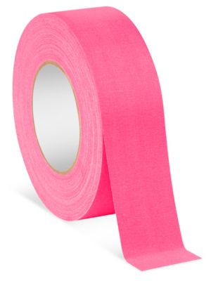 ULINE Industrial Duct Tape - 3 x 60 yds, Fluorescent Pink - 4 Rolls - S-20809FP