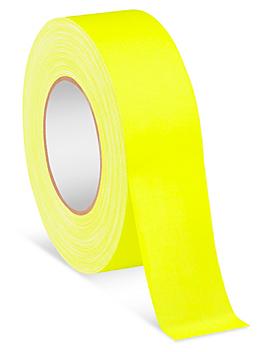 Gaffer's Tape - 2" x 50 yds, Fluorescent Yellow S-12208FY