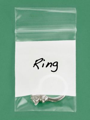 1 1/2 x 2" 2 Mil White Block Reclosable Bags S-12261